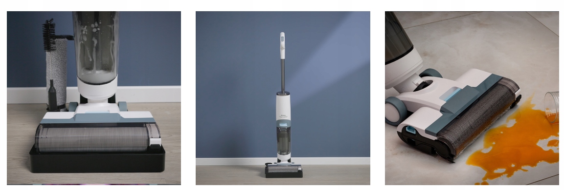 Funkcjonalność 2 w 1: mycie i odkurzanie w jednym urządzeniu