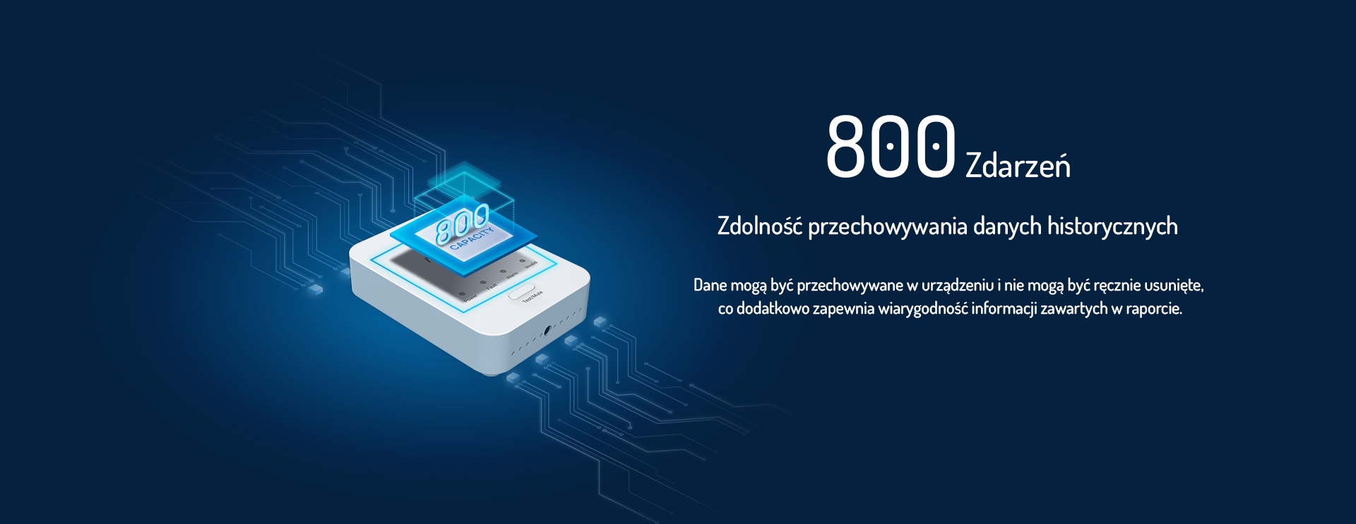 Długotrwała praca na baterii do 5 lat