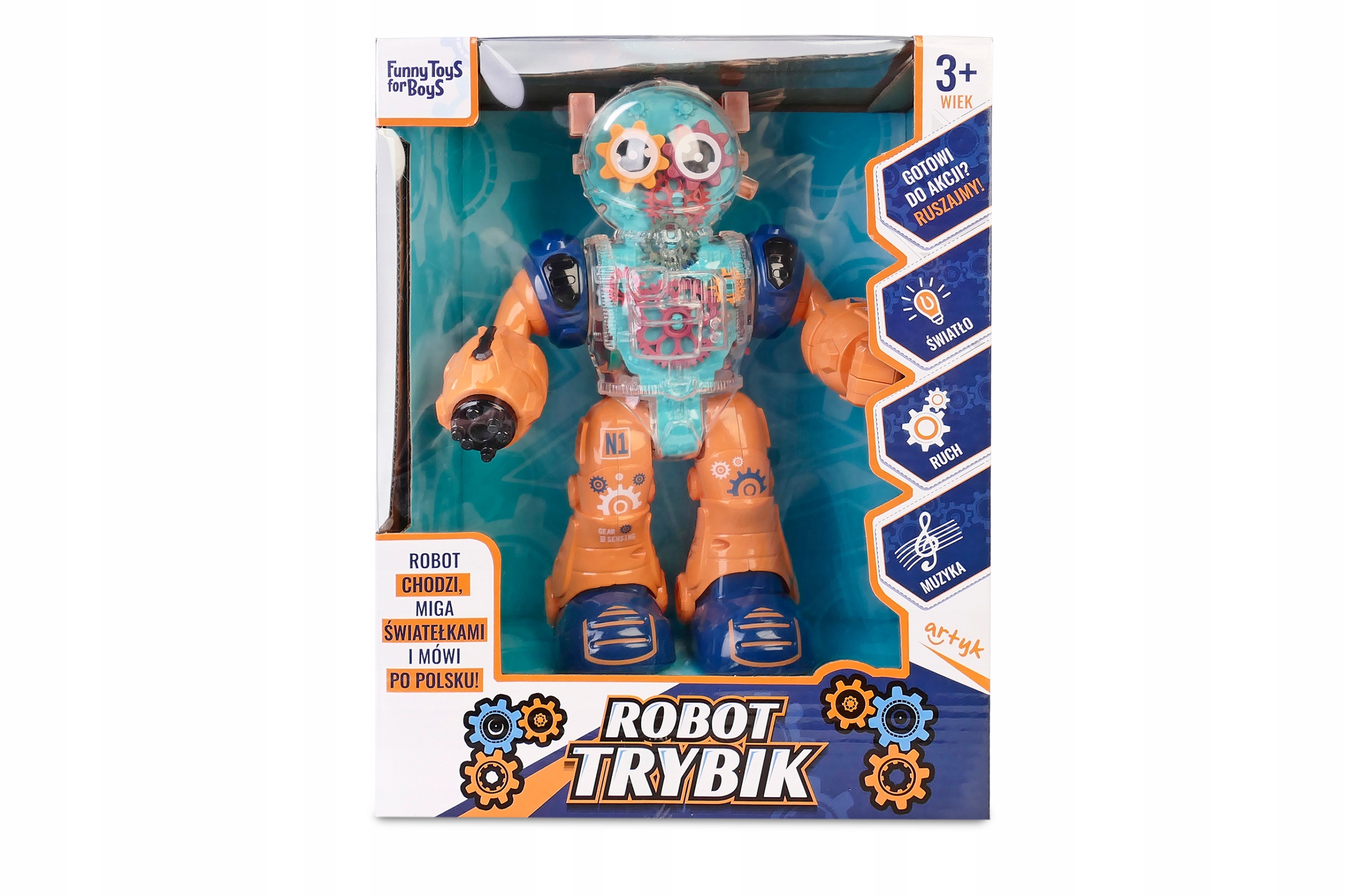 Robot mówi po polsku – Interaktywne frazy zachęcające do zabawy