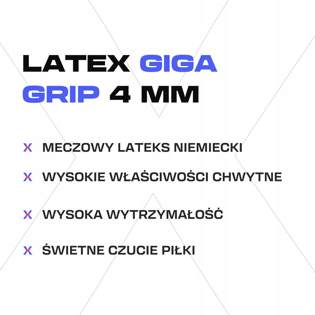 Właściwości lateksu Giga Grip 4mm