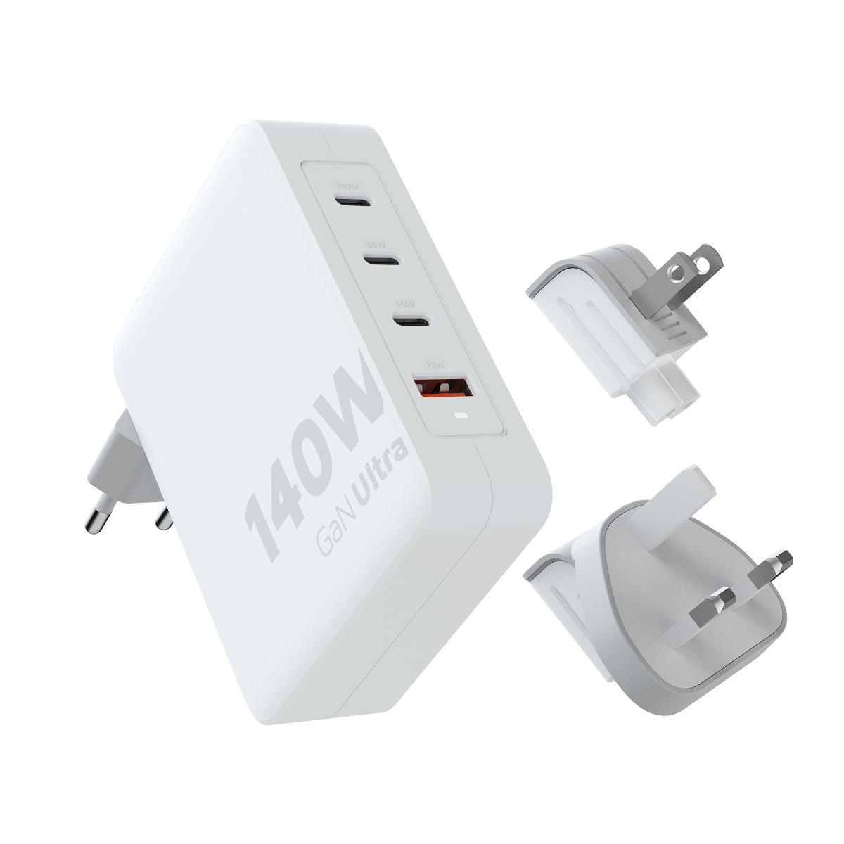Adapter podróżny GaN Ultra 140W – Niezawodne ładowanie w każdym miejscu