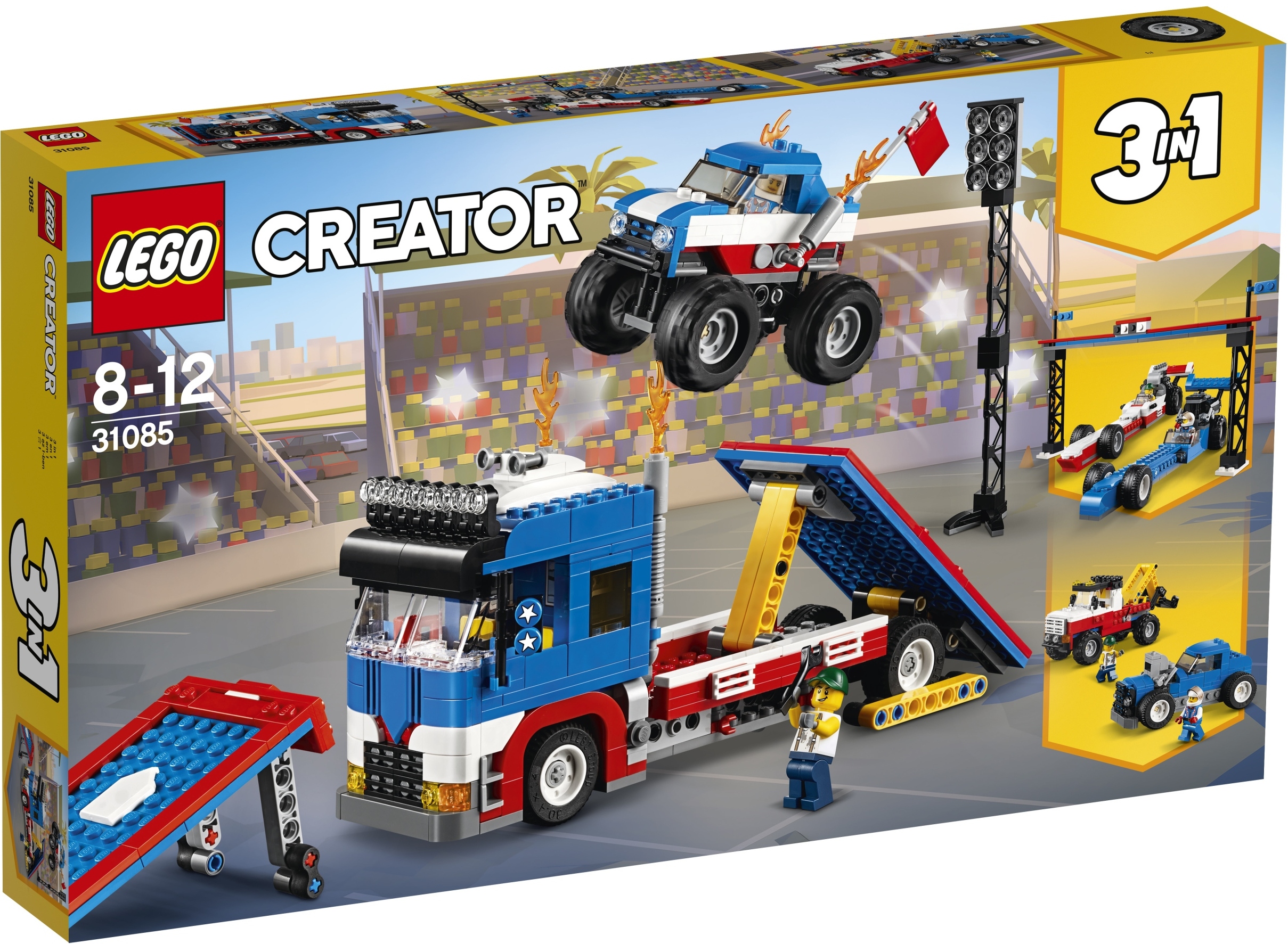 LEGO Creator 31085 Pokaz Kaskaderski – Emocjonująca zabawa dla dzieci