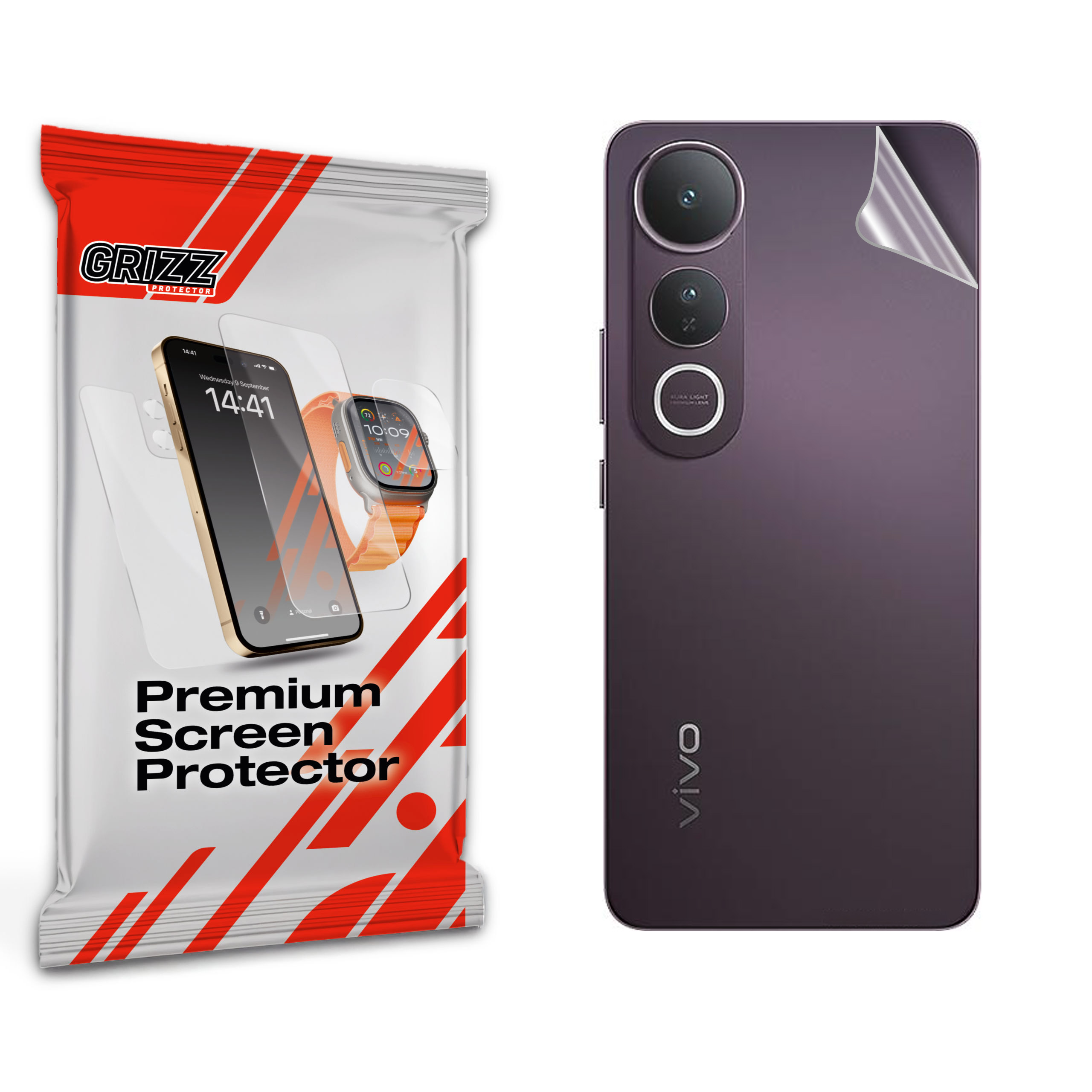 Folia na tył GrizzGlass SatinSkin do Vivo V50 Lite 5G – Doskonała ochrona dla Twojego telefonu