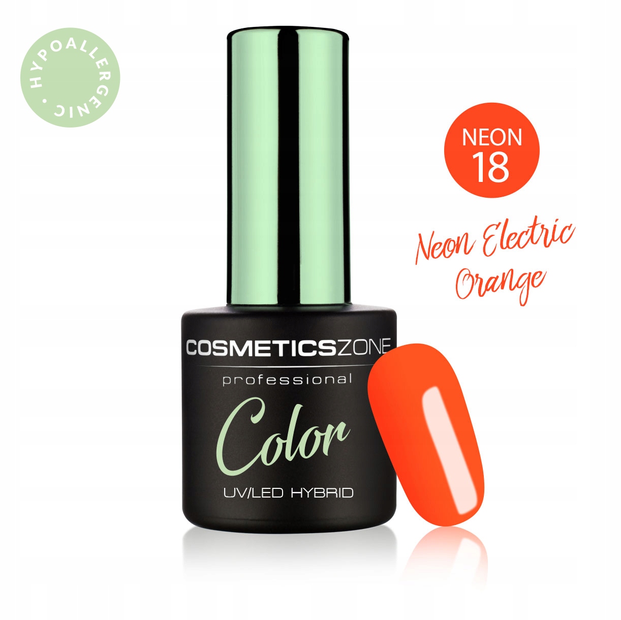 COSMETICS ZONE LAKIER HYBRYDOWY KOLOR 7ML - NR N18 EAN (GTIN) 5903876981365