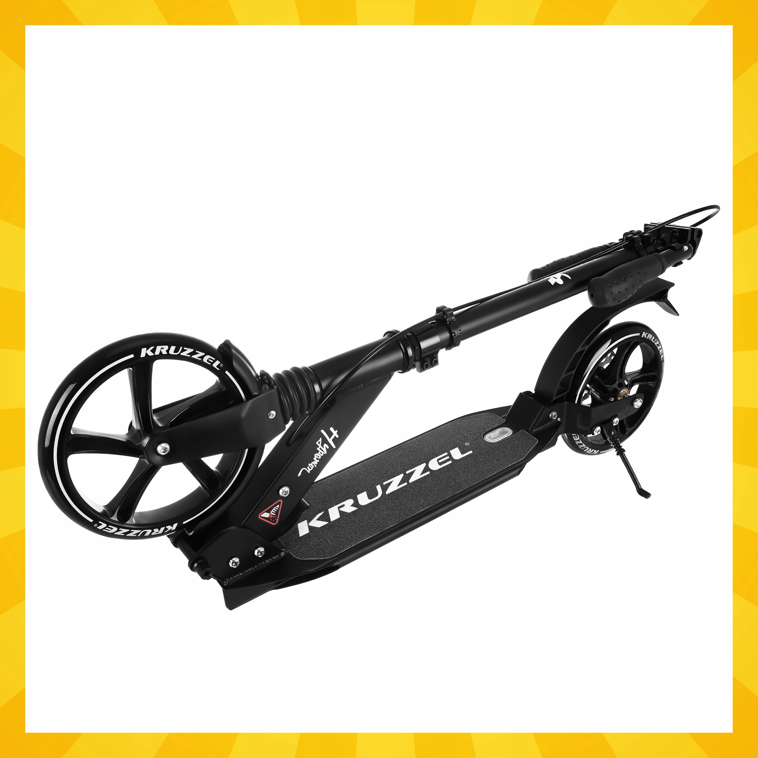 Komfort jazdy dzięki dużym gumowym kołom