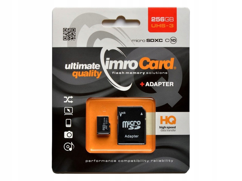 Wysoka prędkość transferu danych – Odczyt do 85 MB/s i zapis do 43 MB/s