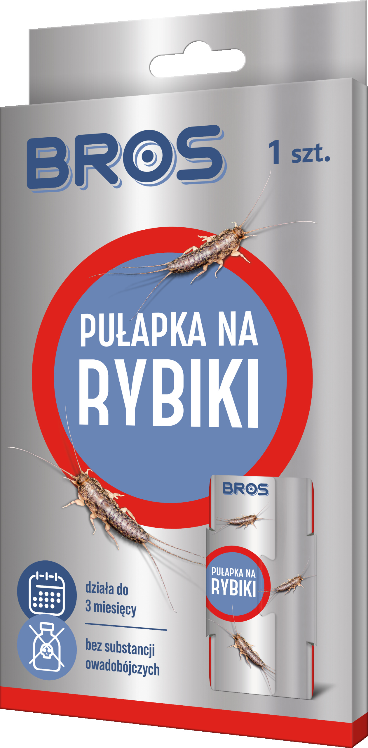 BROS - Pułapka na rybiki 1 szt. – Skuteczna ochrona przed owadami