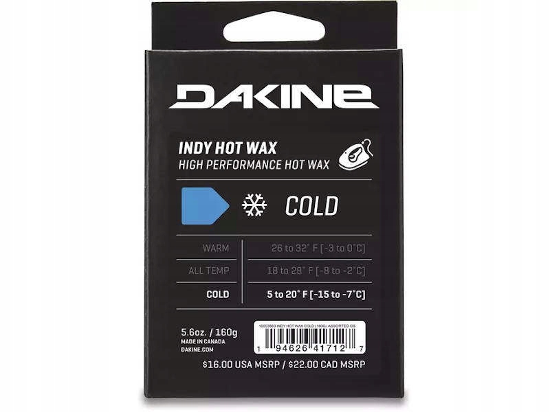 Wosk Smar Dakine Indy Hot Wax Cold 160 G 2022 – Idealny wybór dla snowboardzistów