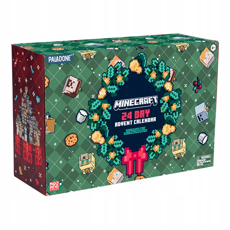 Kalendarz adwentowy Minecraft 24 pudełka – Świąteczna zabawa przez 24 dni