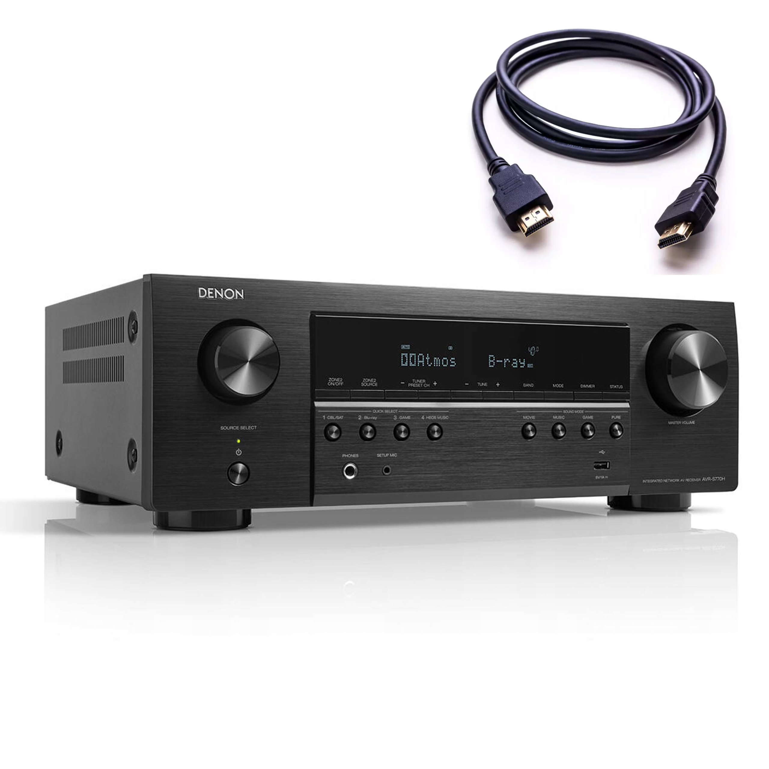 Denon Odbiornik AV Denon AVR-X1800H – Doskonałe brzmienie w Twoim domu