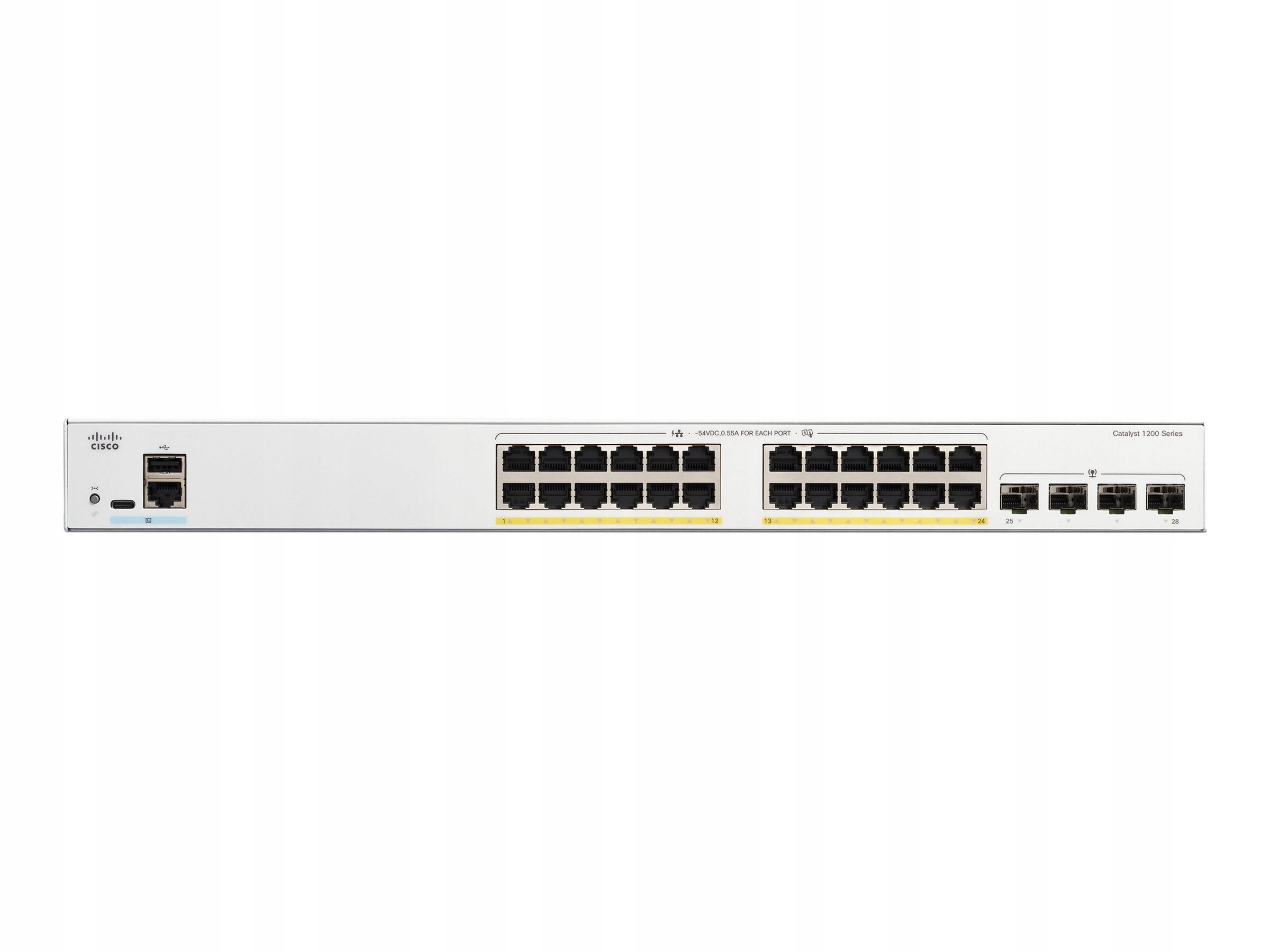 Cisco Catalyst 1200 24-port GE Full PoE – Wydajny przełącznik sieciowy