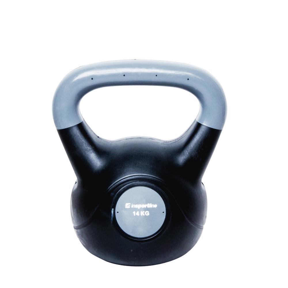 Hantla biutmiczna inSPORTline Kettlebell Dark 14 kg – Idealny wybór do treningu siłowego