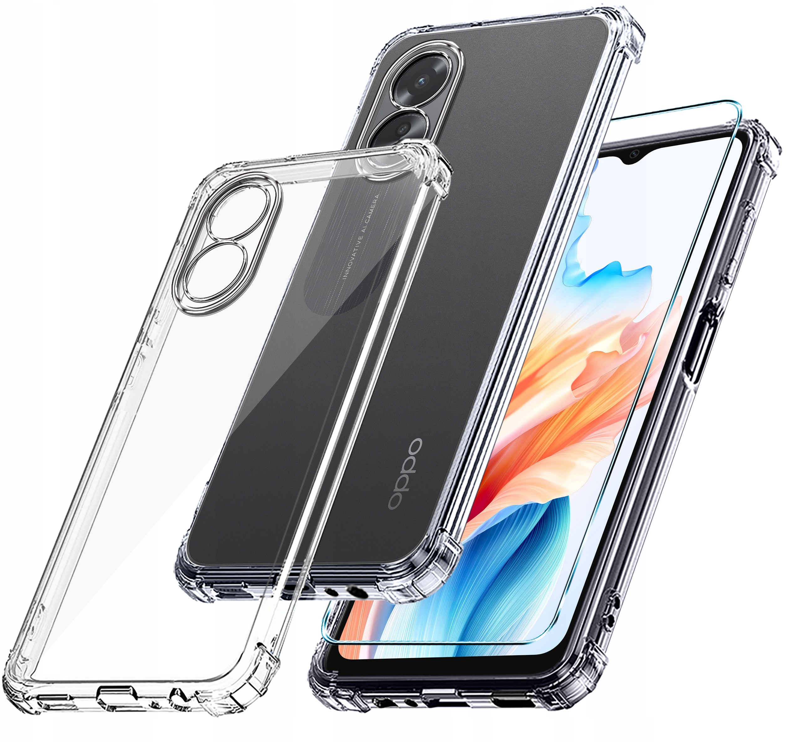 Etui do Oppo A38 | A18 ANTI-SHOCK CLEAR CASE – Ochrona i styl w jednym