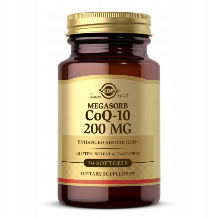 Megasorb CoQ-10 200 mg - Koenzym Q10 od Solgar – Twoje wsparcie zdrowia