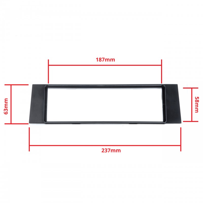 Ramka do radia EINPARTS dla Audi A3 8P/8PA 2003-2008 – Idealne dopasowanie