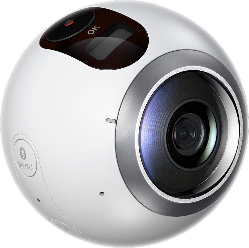 Gear 360 widziany z lewej strony