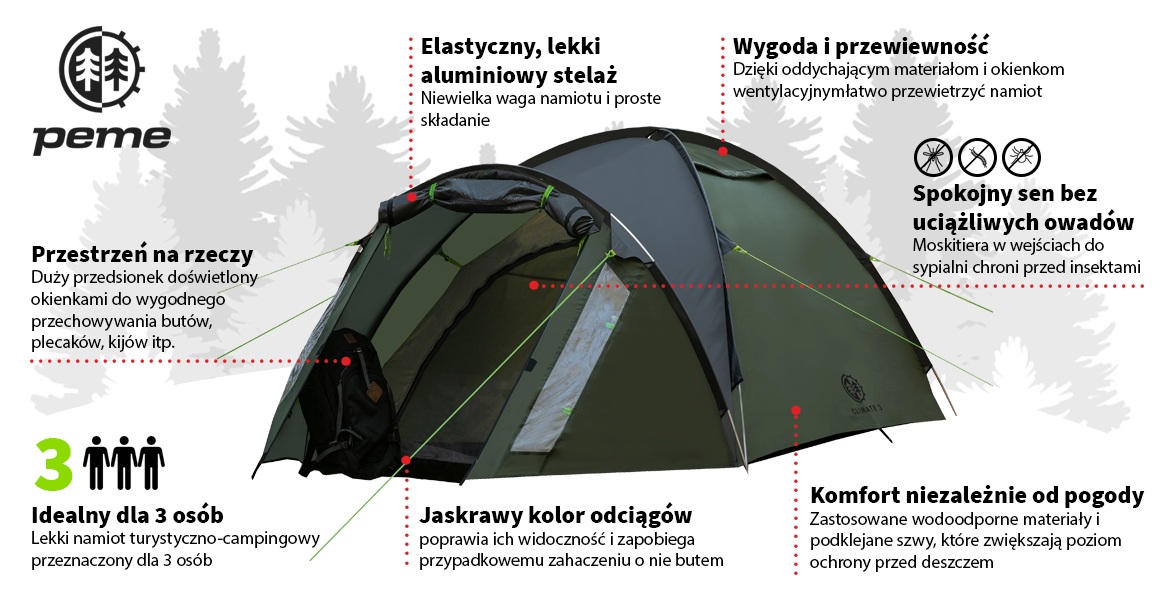 Namiot Peme Climate 3