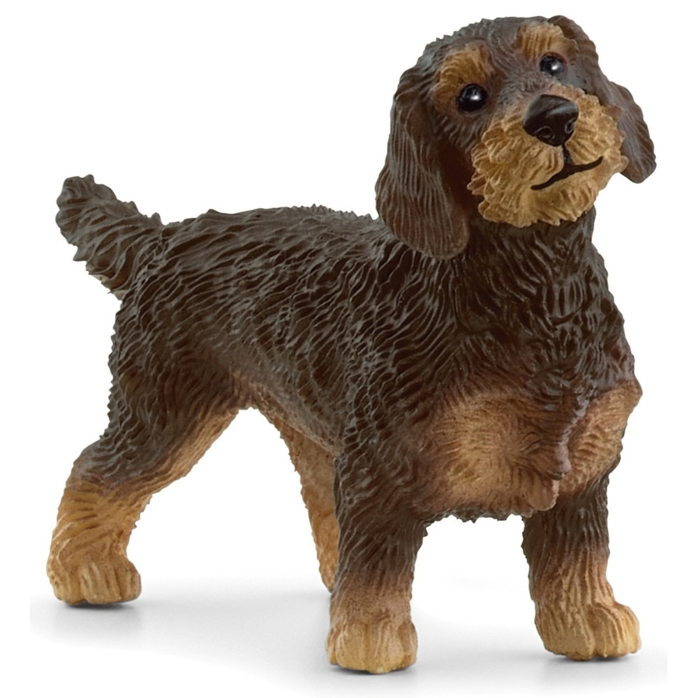 Figurka Schleich Jamnik Szorstkowłosy – Uroczy towarzysz przygód