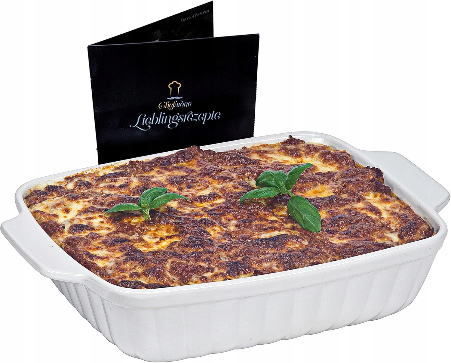 APPOLIA Naczynie prostokątne 36 cm Ecru – Idealne do zapiekania i gotowania