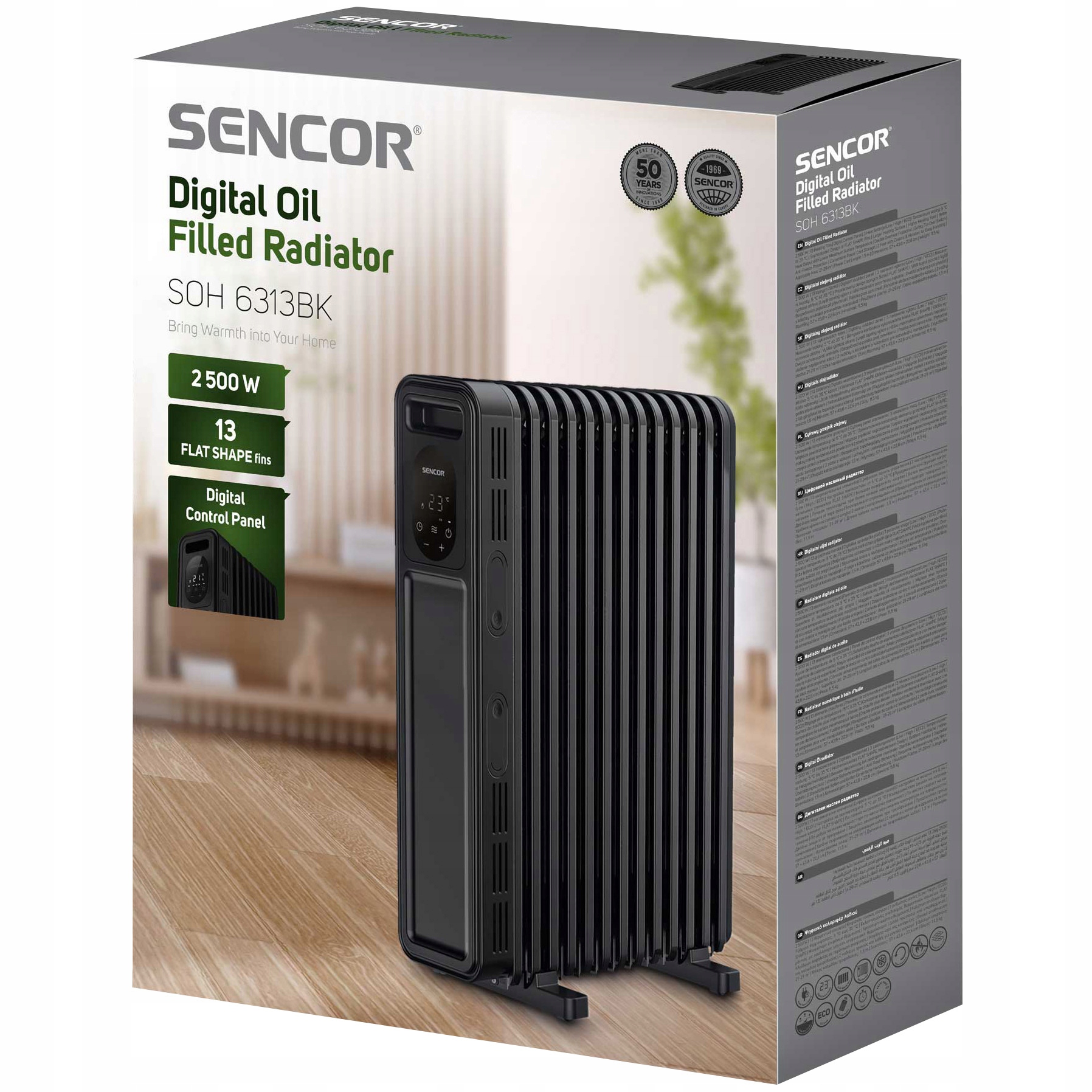 Moc grzewcza do 2500W – Wybierz odpowiedni tryb dla swoich potrzeb