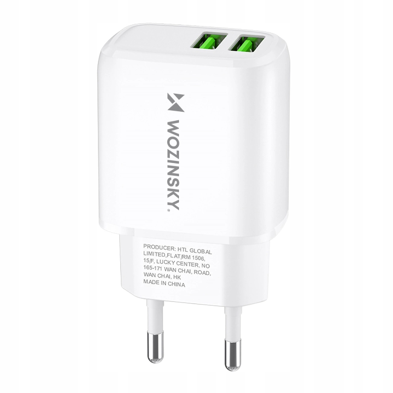 Ładowarka sieciowa Wozinsky CUWCW 2,4A 2 x USB-A – Wydajność i wygoda ładowania