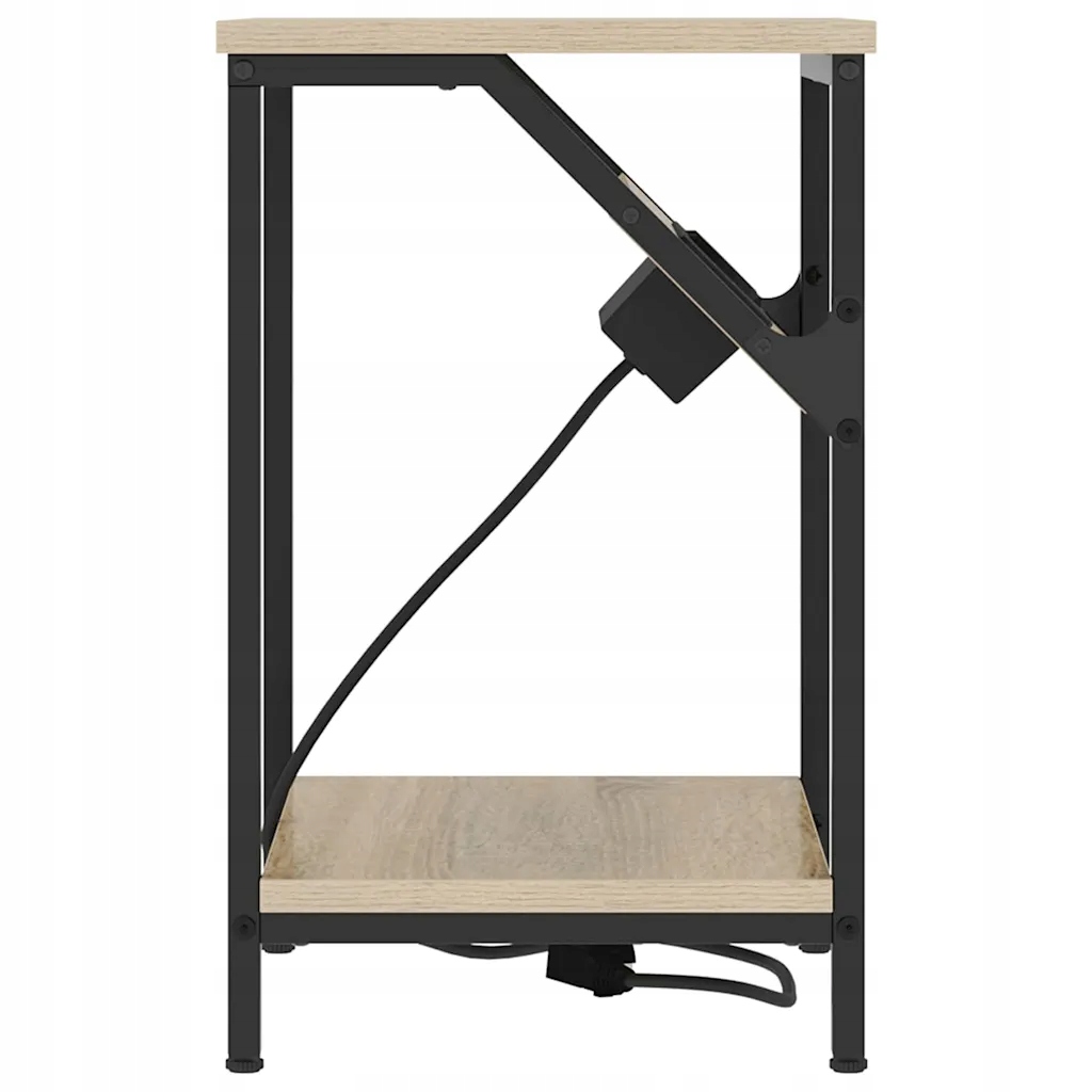 Szafka nocna dąb sonoma 38 x 30 x 48 cm – Elegancja i funkcjonalność w Twojej sypialni