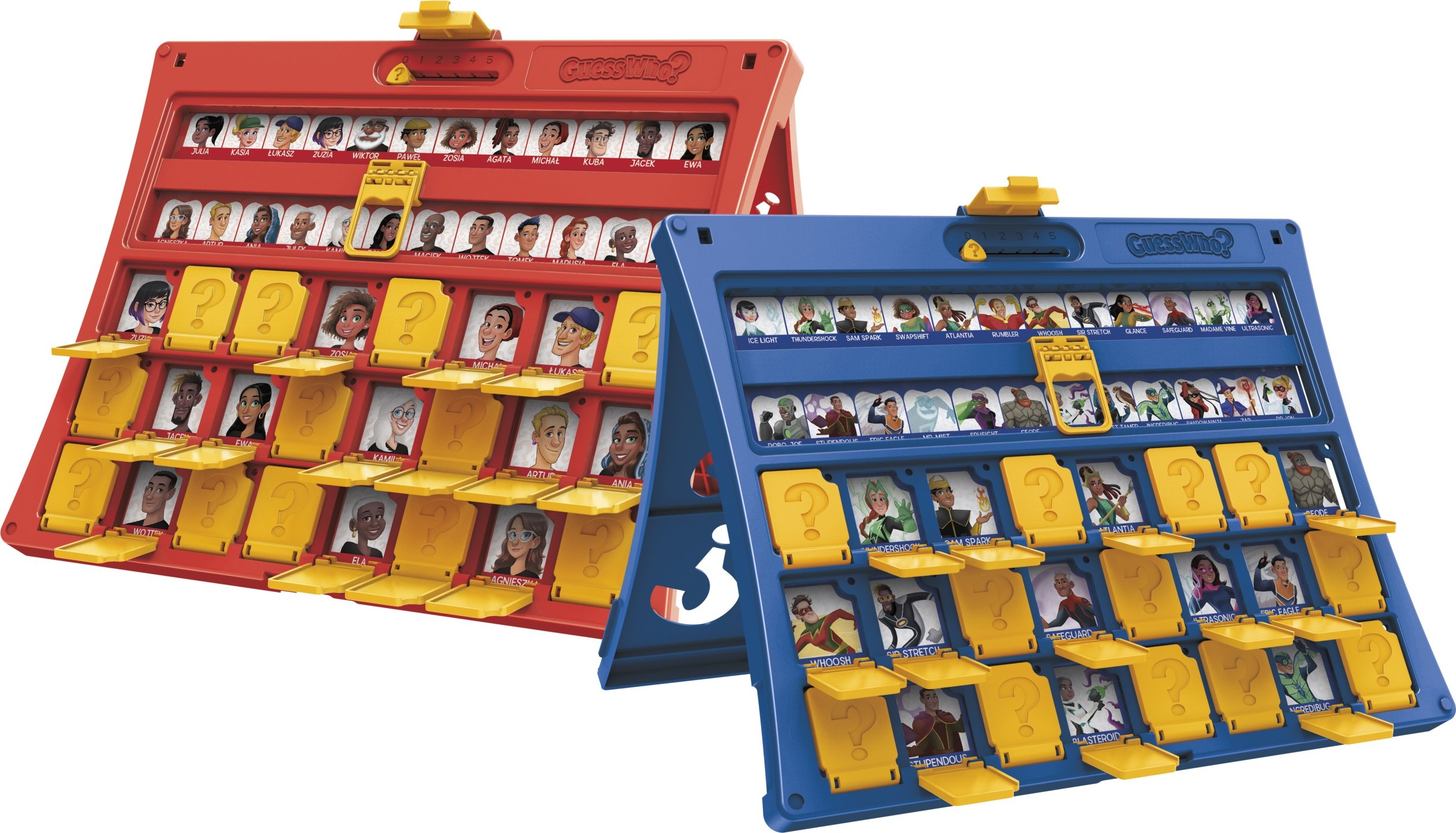 Zestaw postaci: klasyczne i superbohaterowie