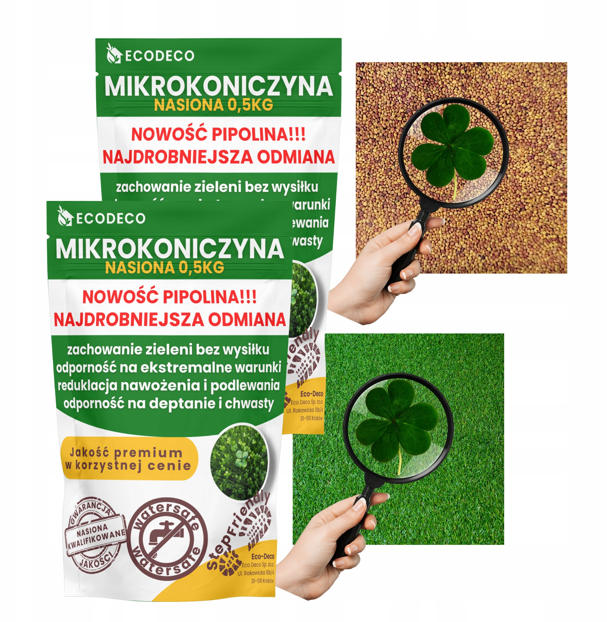 Kwalifikowane nasiona o wysokiej jakości