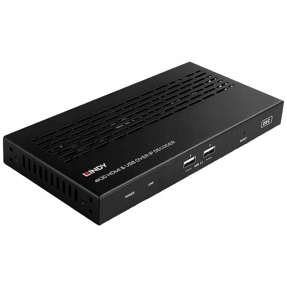 Lindy Adap Lindy 4K30 HDMI & USB over IP Decoder – Nowoczesne rozwiązanie AV