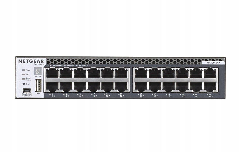 NETGEAR M4300-24X – Wydajny przełącznik L3 10G dla Twojej sieci