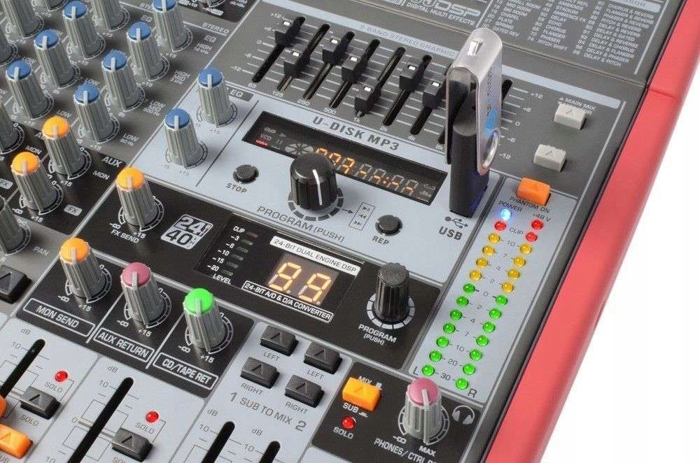 Funkcje miksowania i nagrywania z wejściem USB
