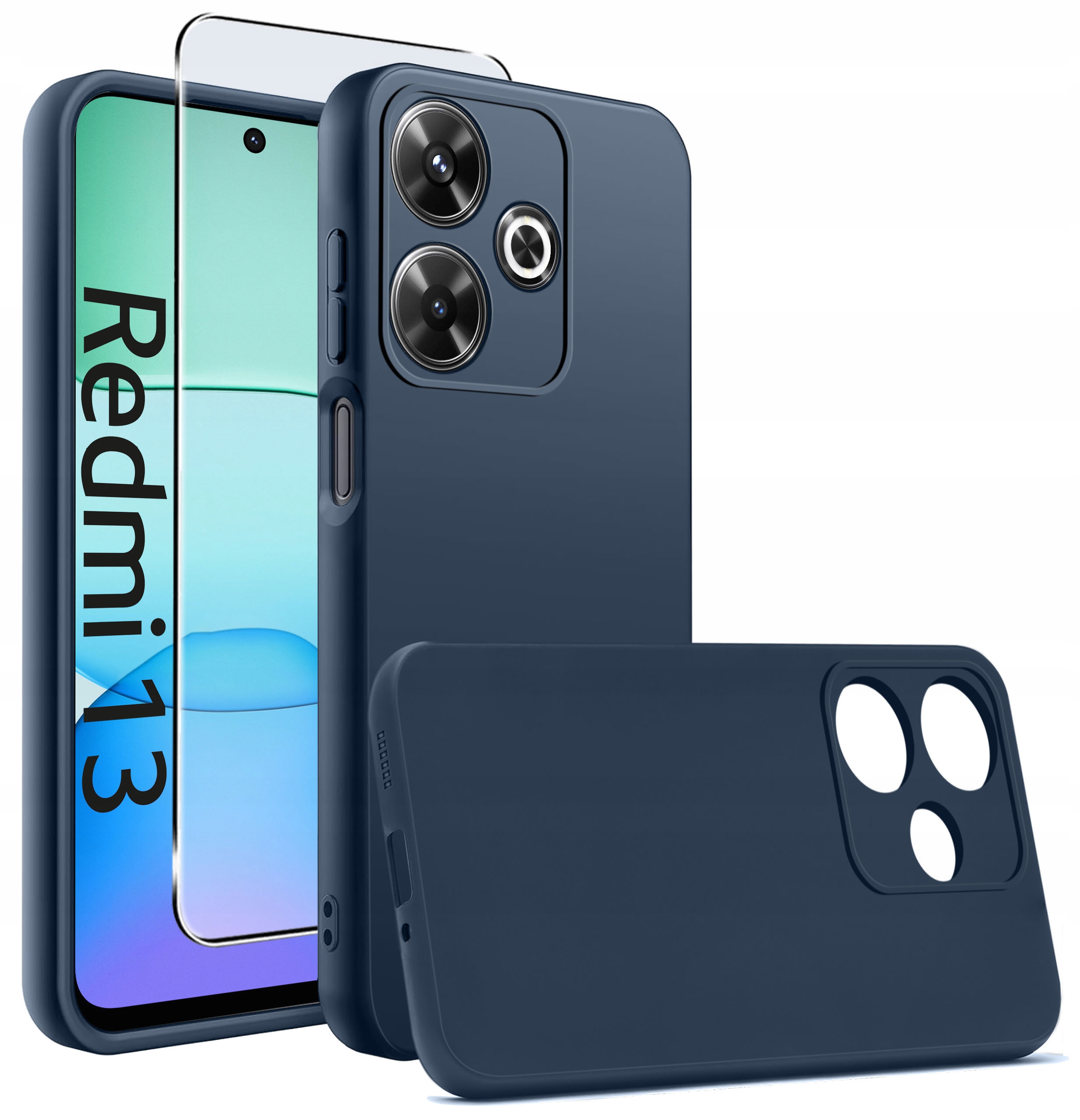 Etui do Xiaomi Redmi 13 4G CASE MATT + Szkło Ochronne 9H – Ochrona i styl w jednym