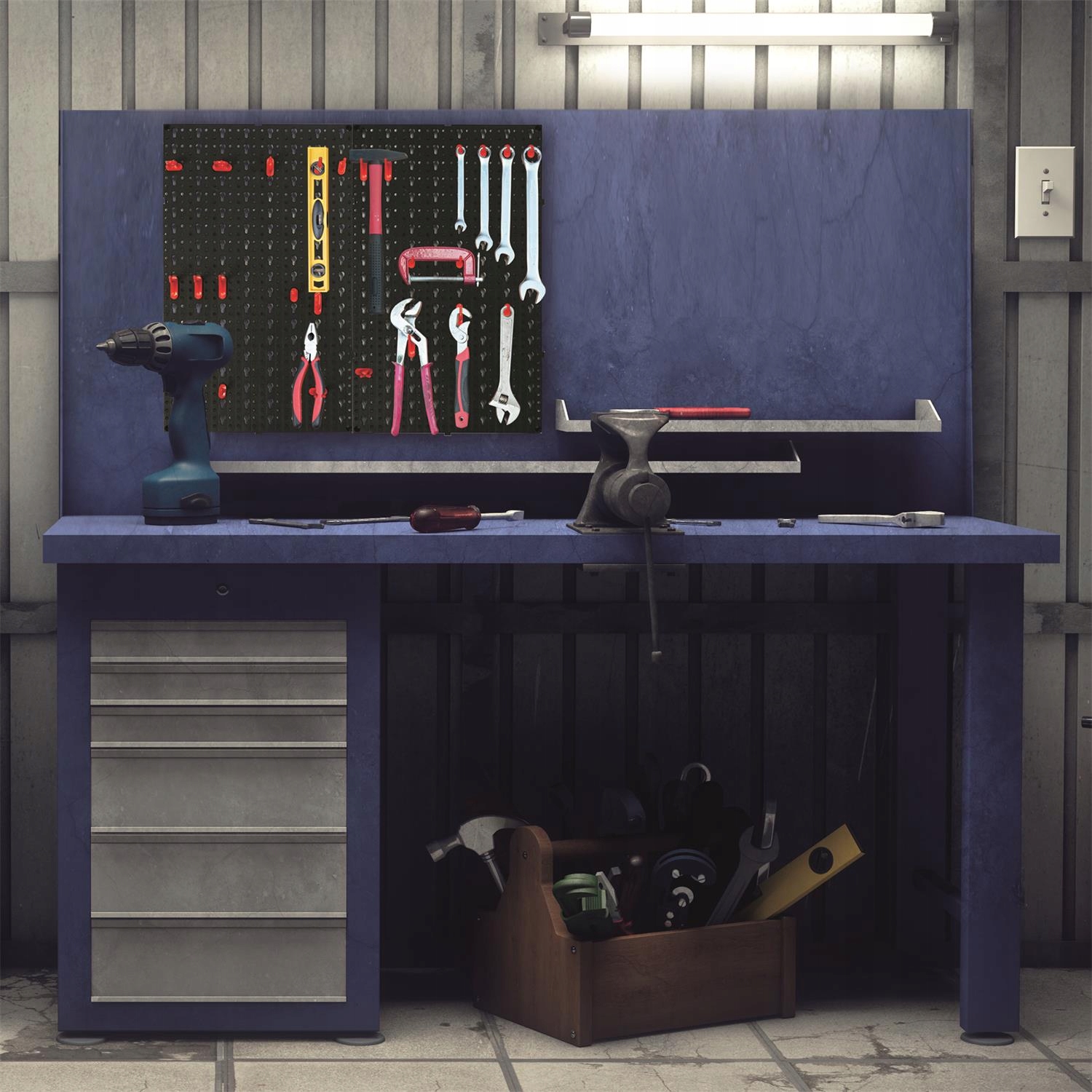 Idealny do garażu, warsztatu i przedpokoju