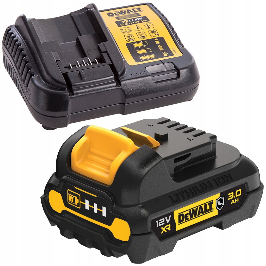 Kompatybilność z akumulatorami DeWALT Li-Ion XR 12V