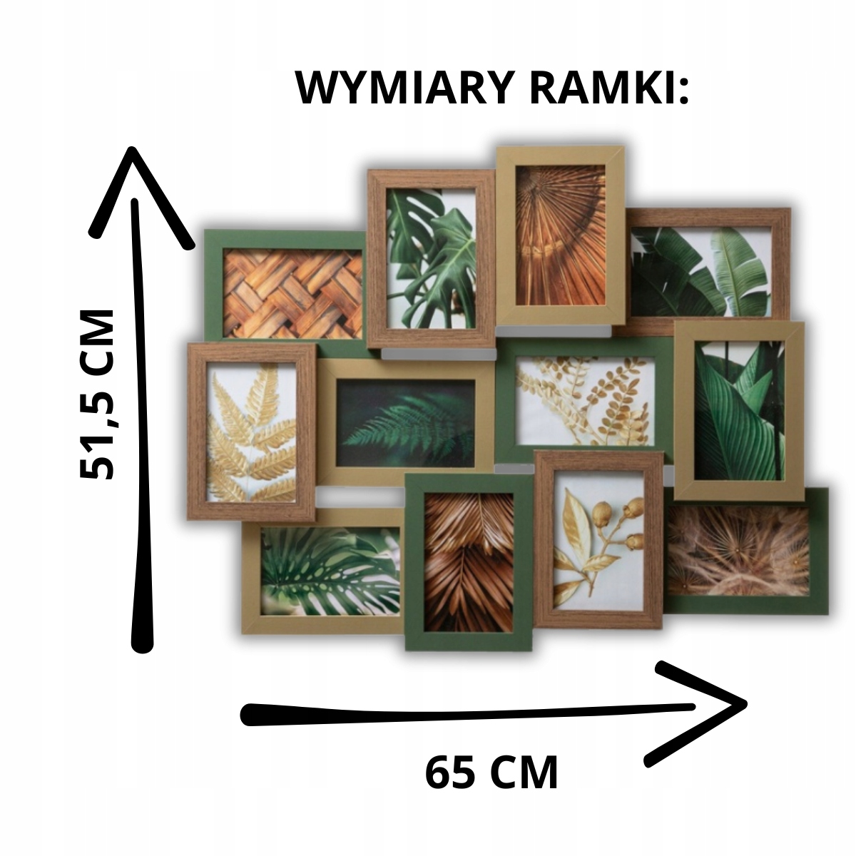 Wymiary multiramki: 65 x 51,5 cm – idealne do większych powierzchni
