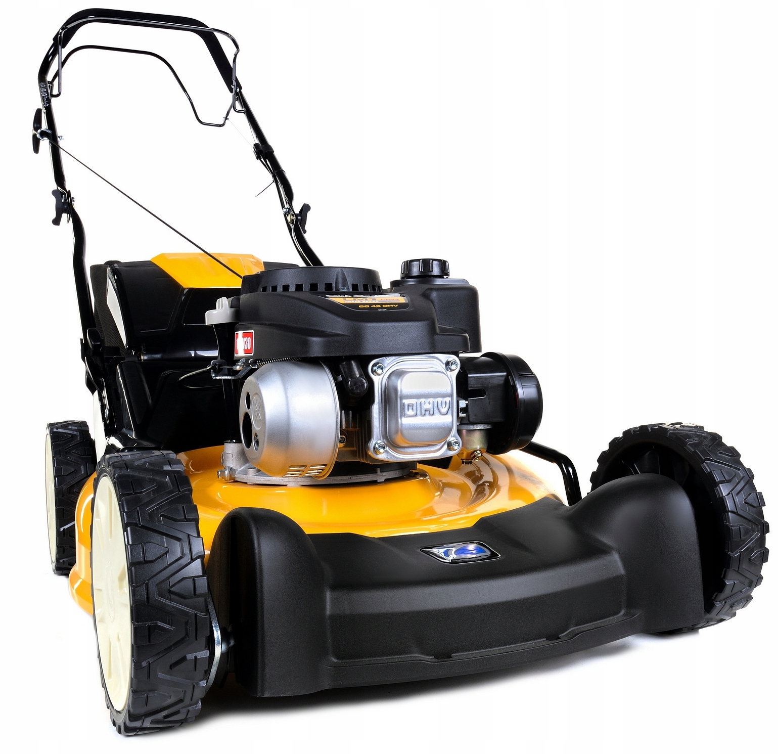 Napęd kół dla łatwego koszenia na pochyłych terenach