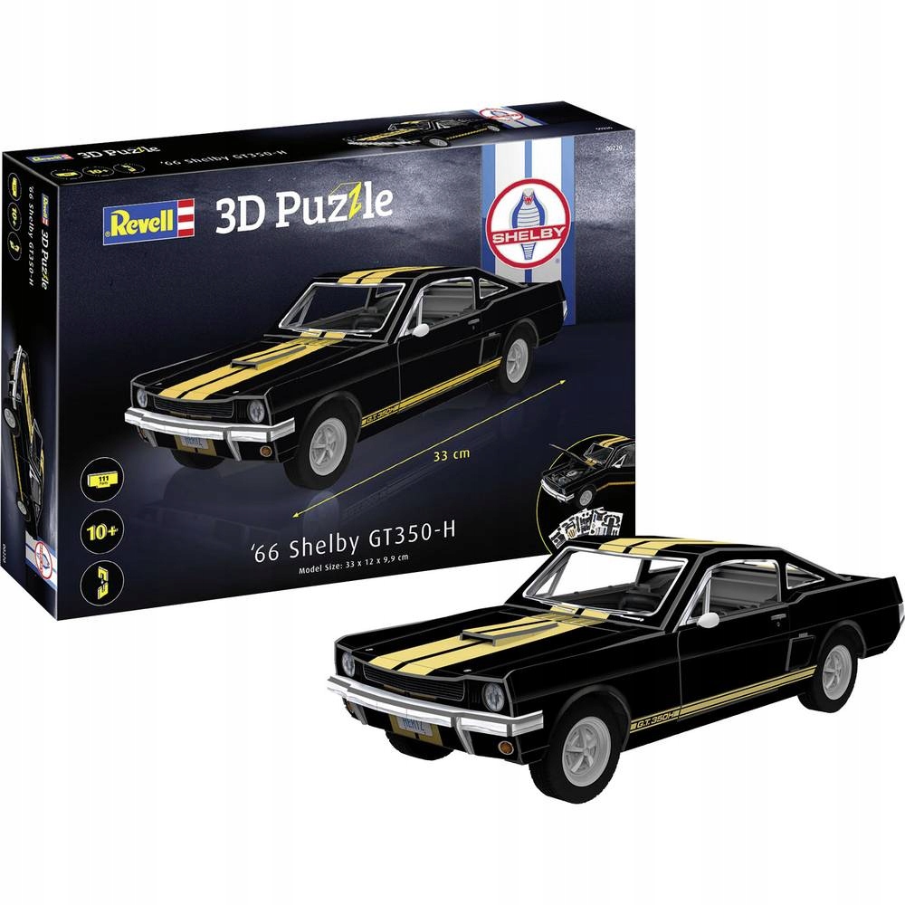 Puzzle 3D Mustang Shelby GT350-H '66 – Stwórz swoją motoryzacyjną legendę