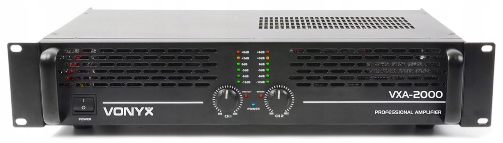 Wzmacniacz PA 2x 1000W VXA-2000 Vonyx – Doskonała jakość dźwięku
