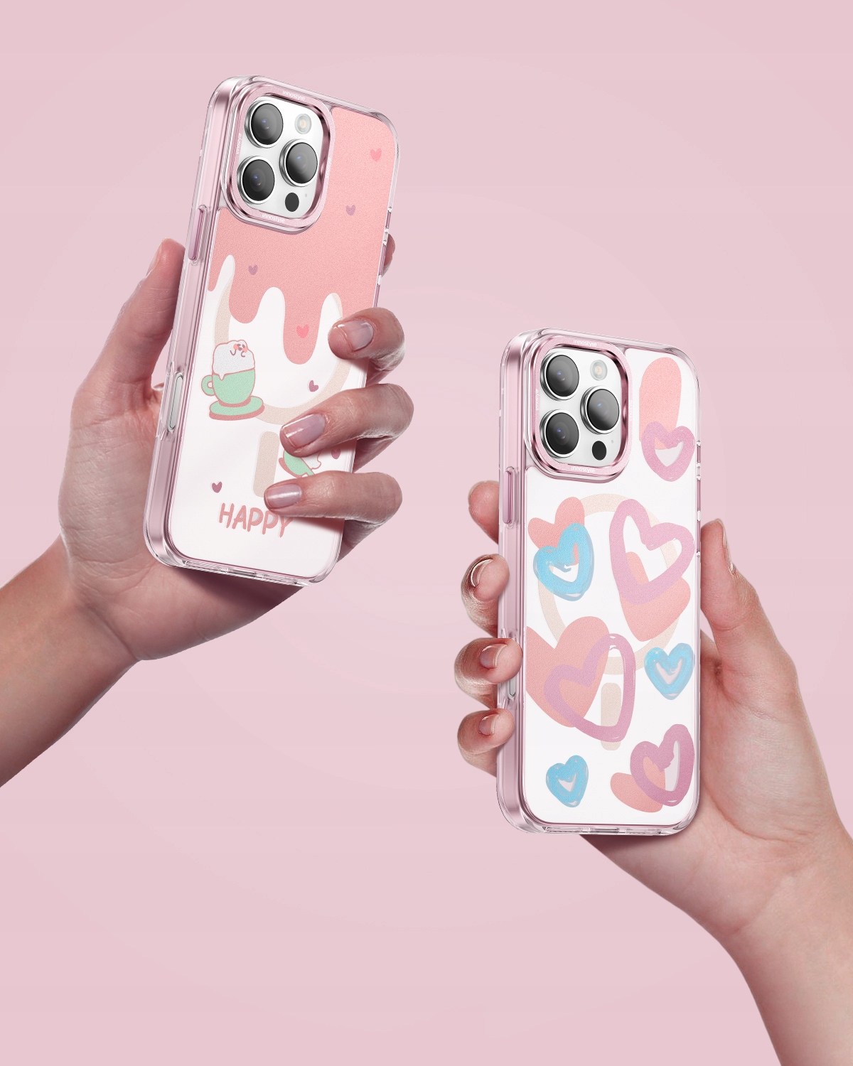 Innostyle Pink Collection – Urokliwe etui do iPhone 16 Pro Max