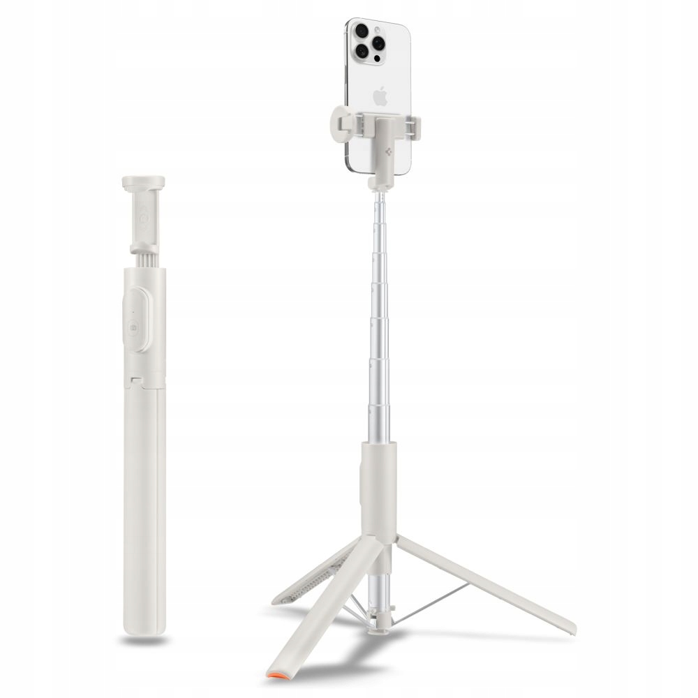 SPIGEN S541W BLUETOOTH SELFIE STICK TRIPOD DUNE BEIGE – Idealne akcesorium do zdjęć i filmów