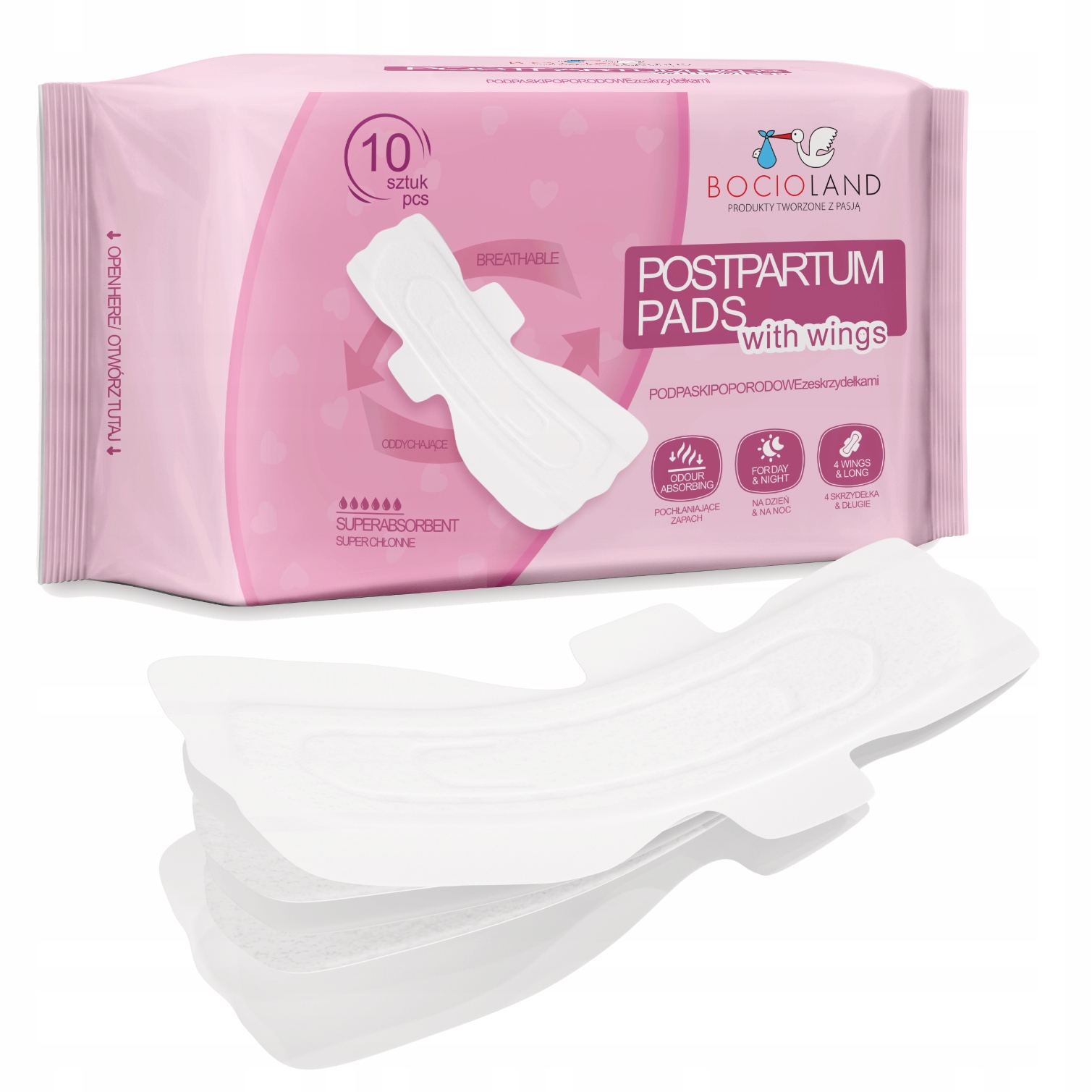 Dyskretne podpaski poporodowe z innowacyjną konstrukcją