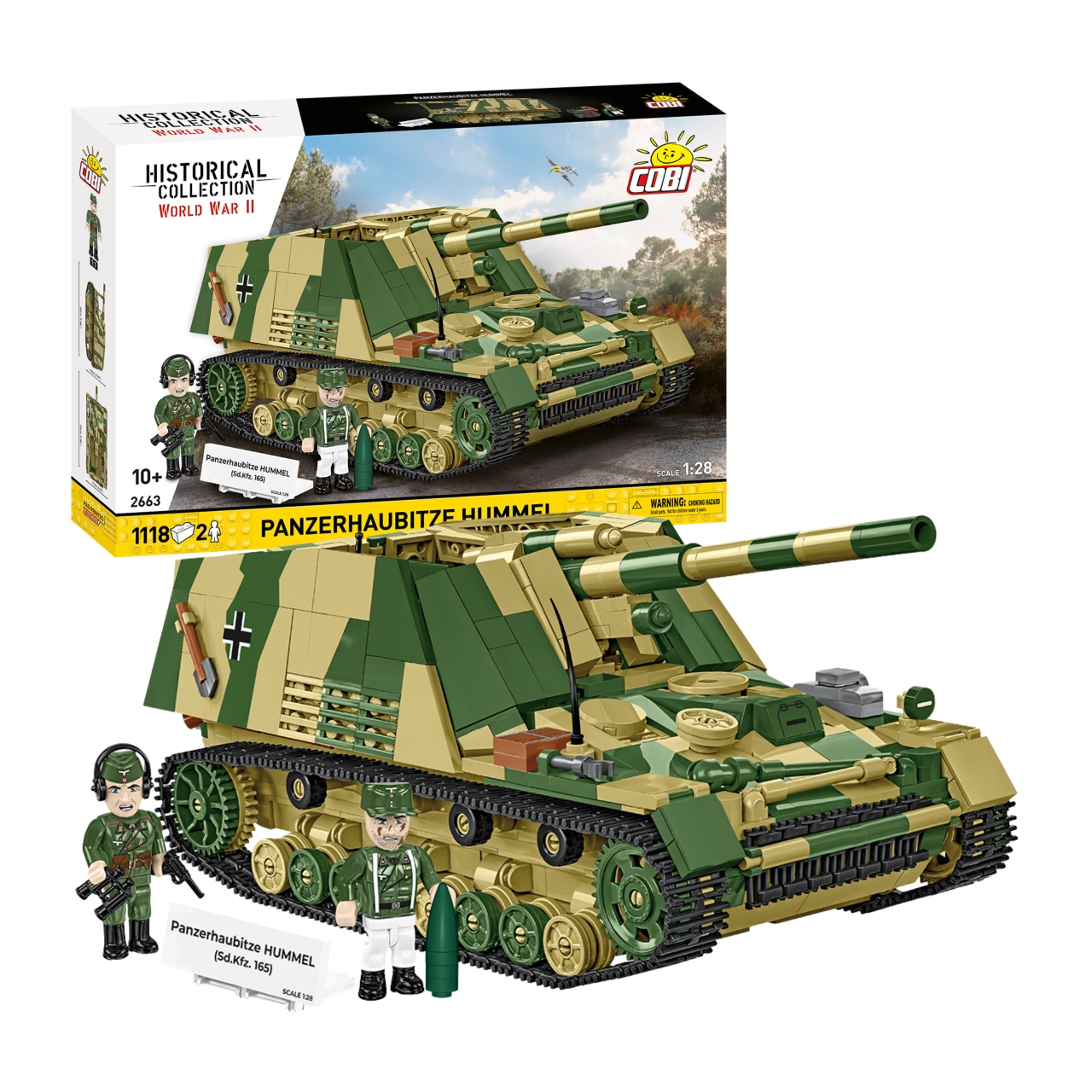 Panzerhaubitze Hummel Trzmiel – Model samobieżnego działa z II wojny światowej