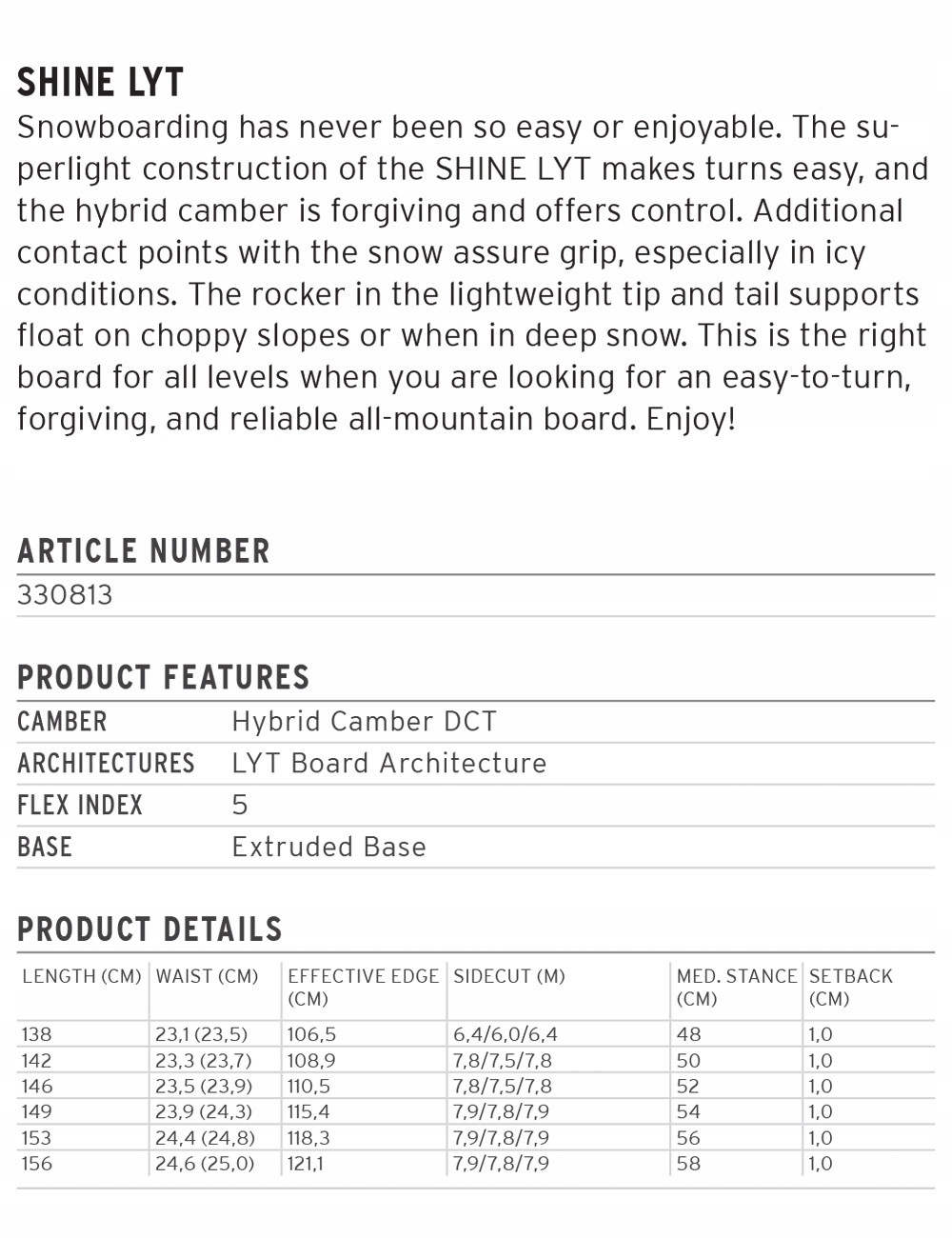 Charakterystyka modelu Head Shine – dla ambitnych snowboardzistek