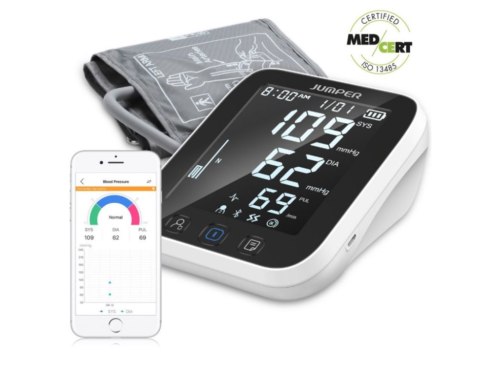 Łączność Bluetooth – monitoruj wyniki w aplikacji JumperHealth