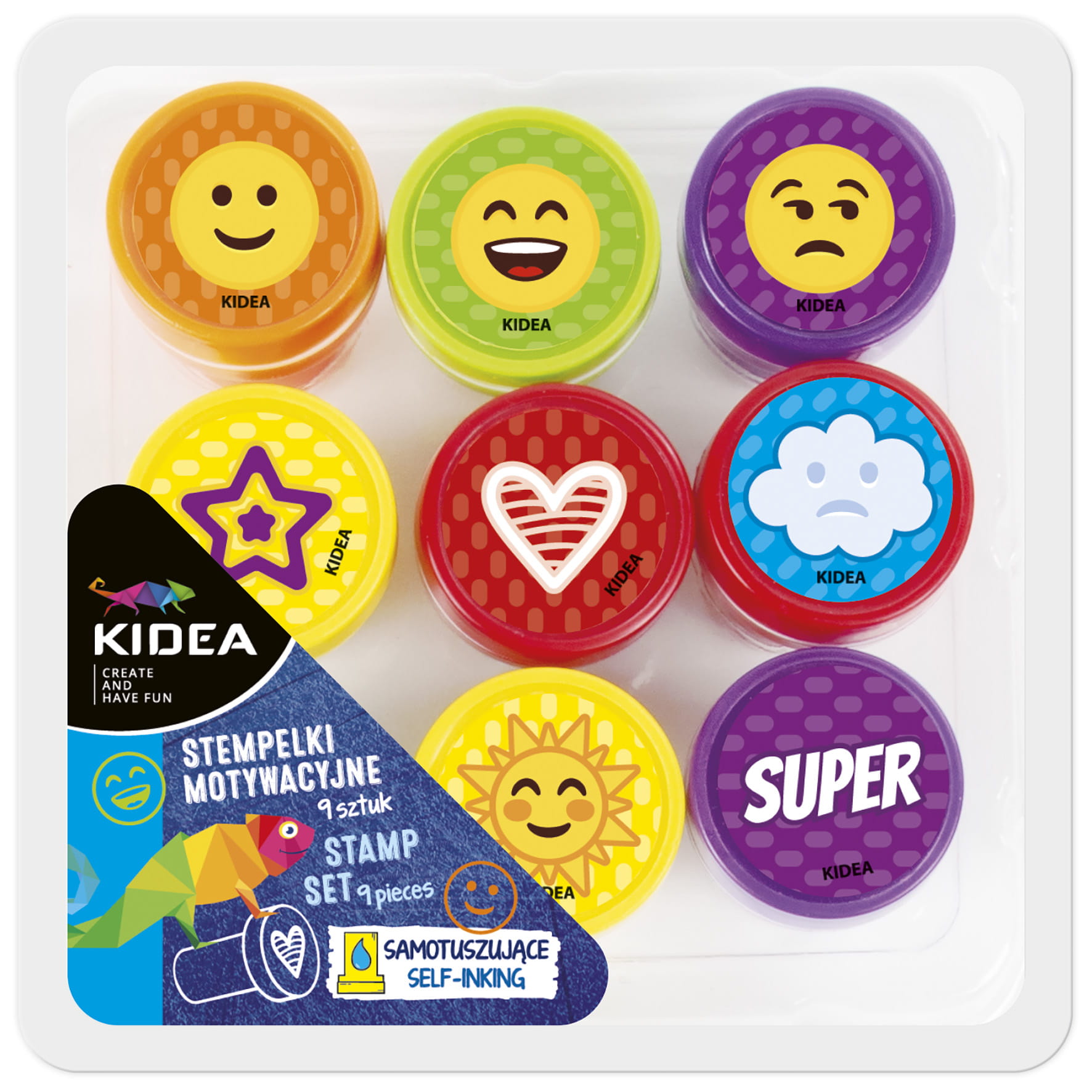 Kompaktowy i praktyczny rozmiar stempelków