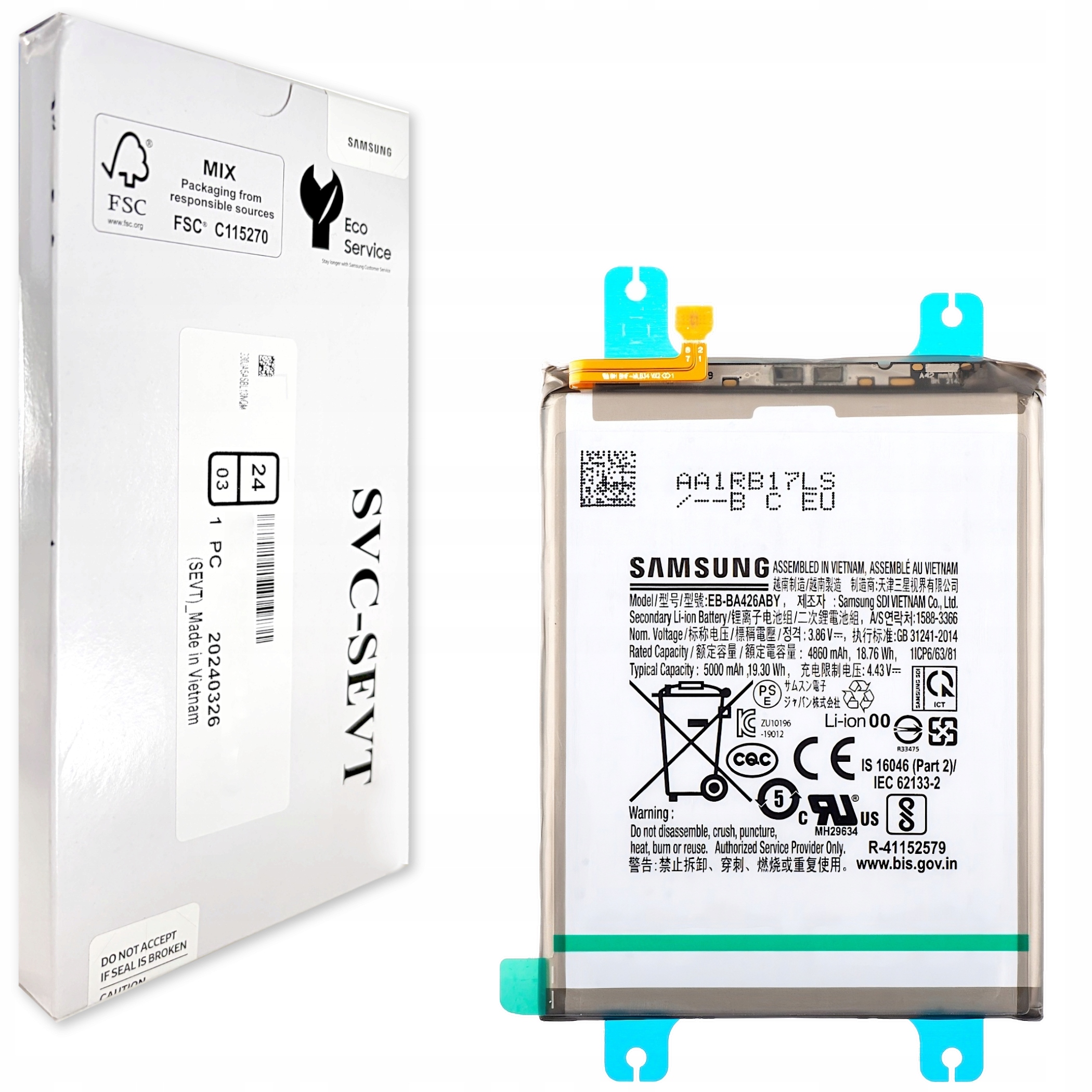 Oryginał Bateria EB-BA426ABY do Samsung A32 5G / A42 5G / A72 4G / A72 5G – Przywróć moc swojemu smartfonowi