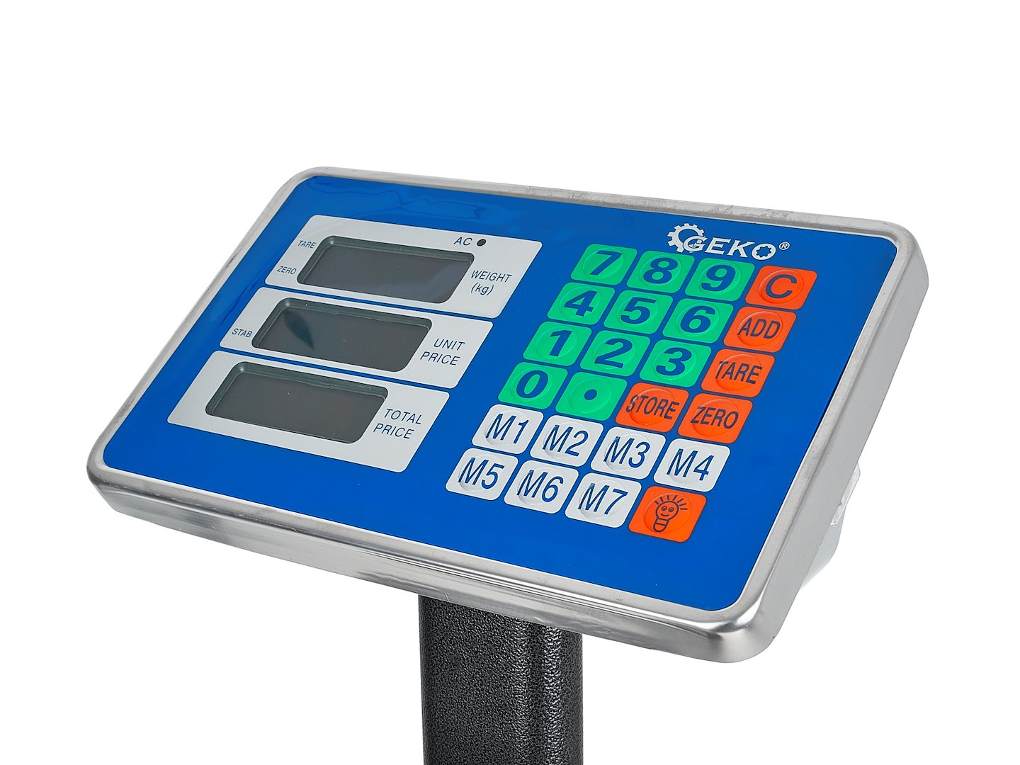 GEKO WAGA PLATFORMOWA 150kg LCD – Precyzyjne ważenie dla Twojej firmy