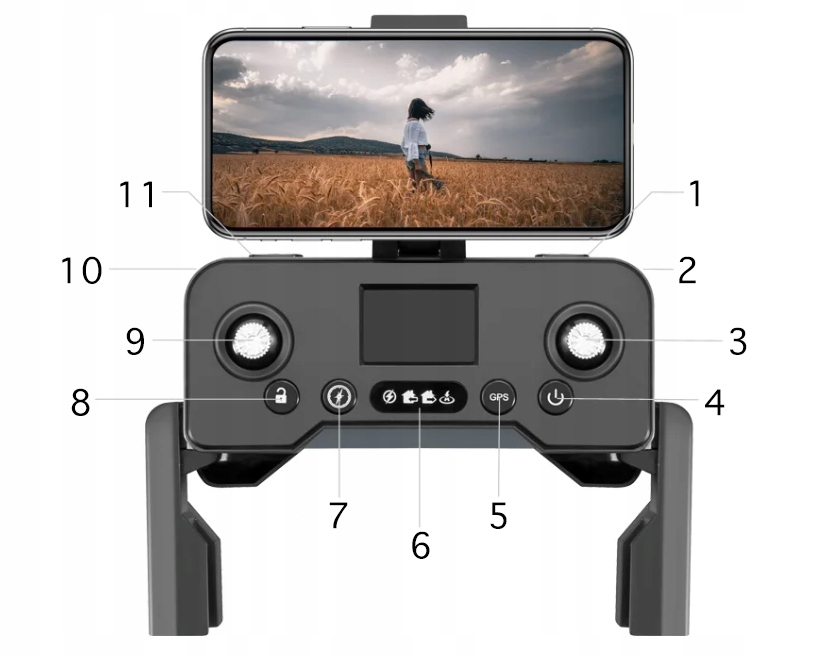 Zasięg kontroli lotu do 3000 metrów