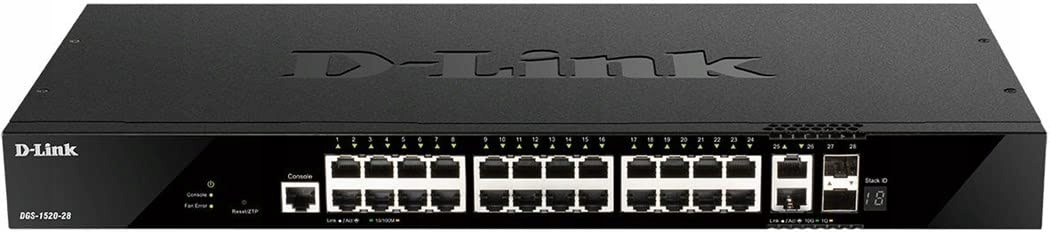 Switch D-Link DGS-1520-28/E – Inteligentne zarządzanie siecią