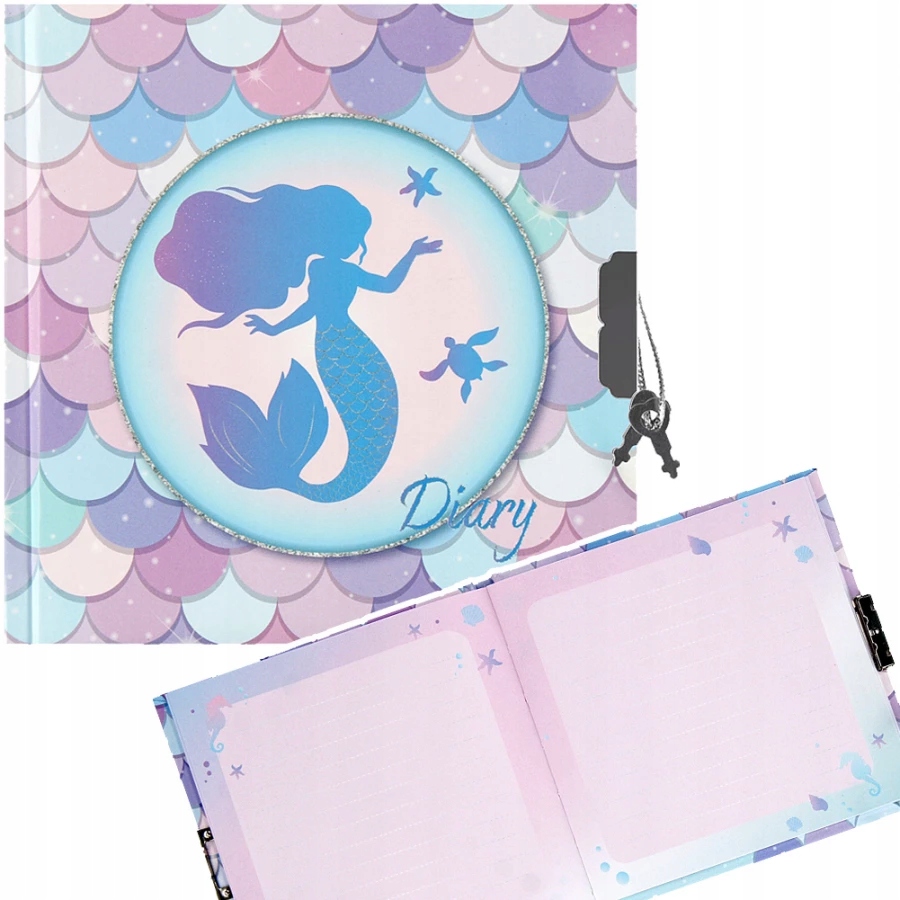 Starpak PAMIĘTNIK ZAMYKANY MERMAID 135X135 – Wyjątkowy towarzysz dla Twojego dziecka